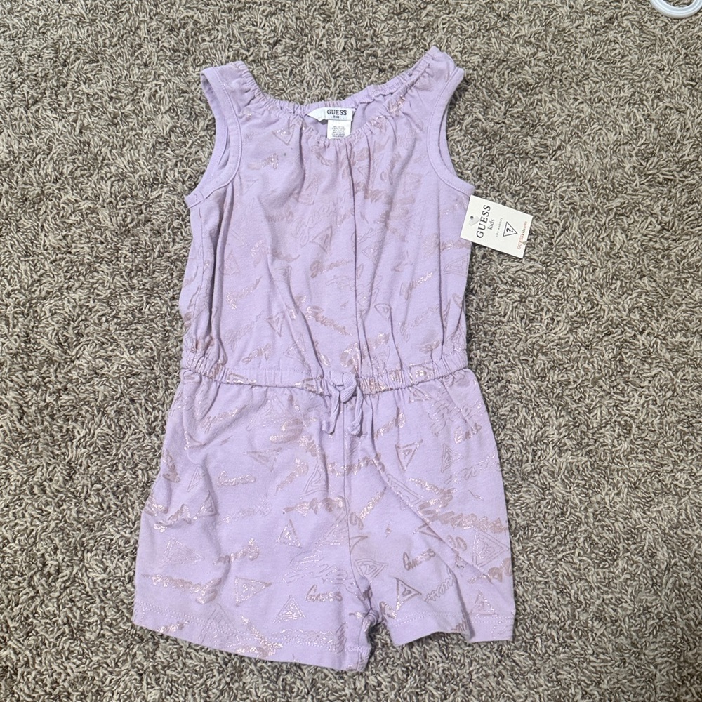 Guess Lavender Sleeveless Playsuit